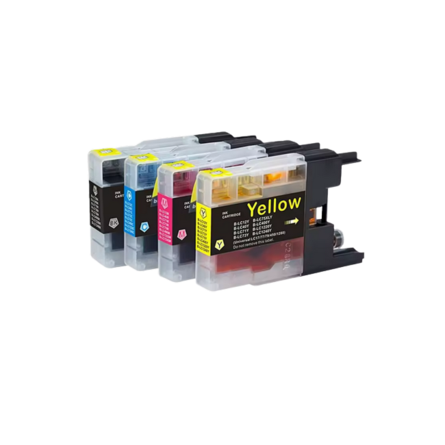 Zestaw tuszy INQ LC1280 CMYK do Brother  MFC-J6510DW/ J6710DW/ MFCJ6910DW zamiennik